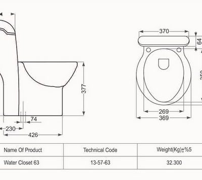 Cron NF 1 400x358 - توالت فرنگی مروارید مدل ویستا